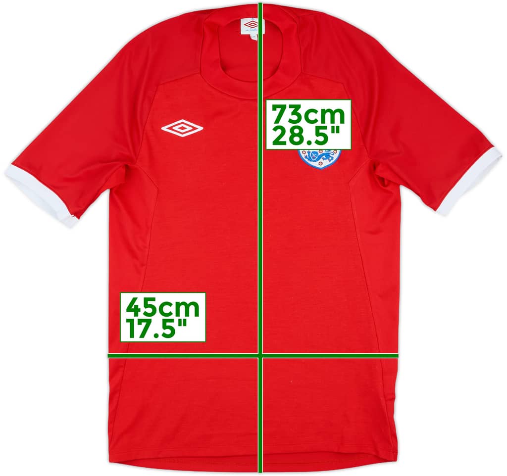 2010-11 England Away Shirt - 6/10 - (S)