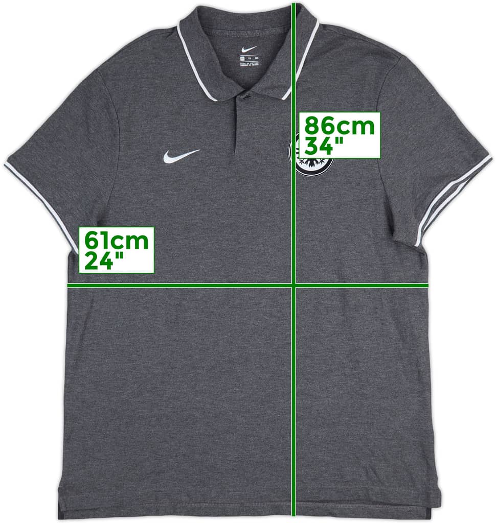 2015-16 Frankfurt Nike Polo - 9/10 - (XXL)