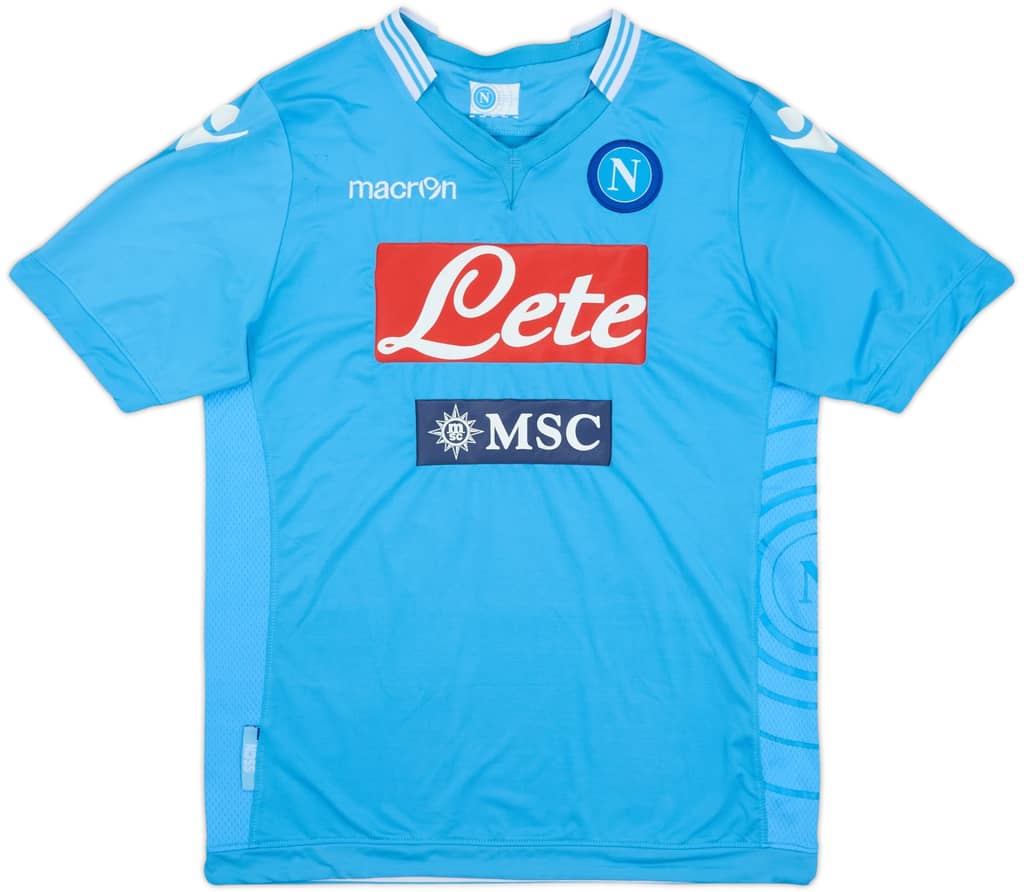 2013-14 Napoli Home Shirt Hamsik #17 - 5/10 - (S)