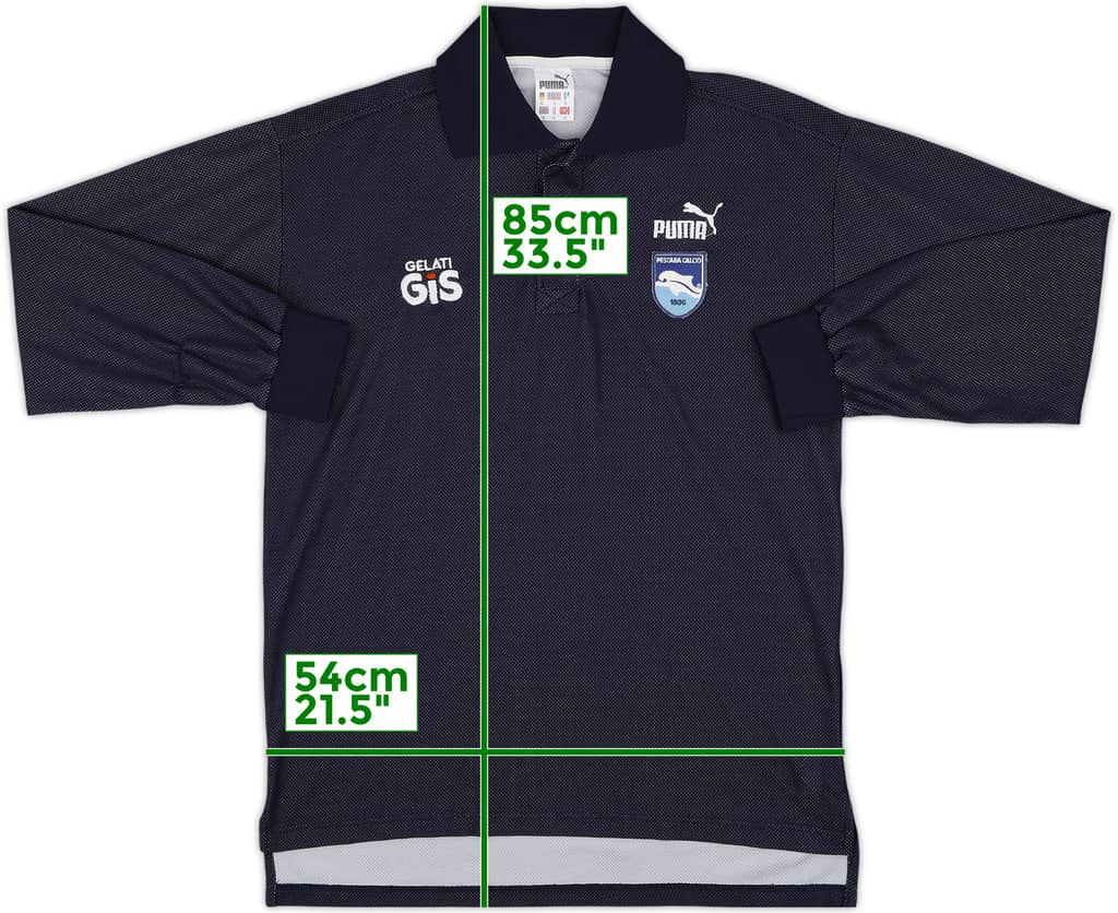 1997-98 Pescara Puma Training L/S Shirt - 9/10 - (XL)