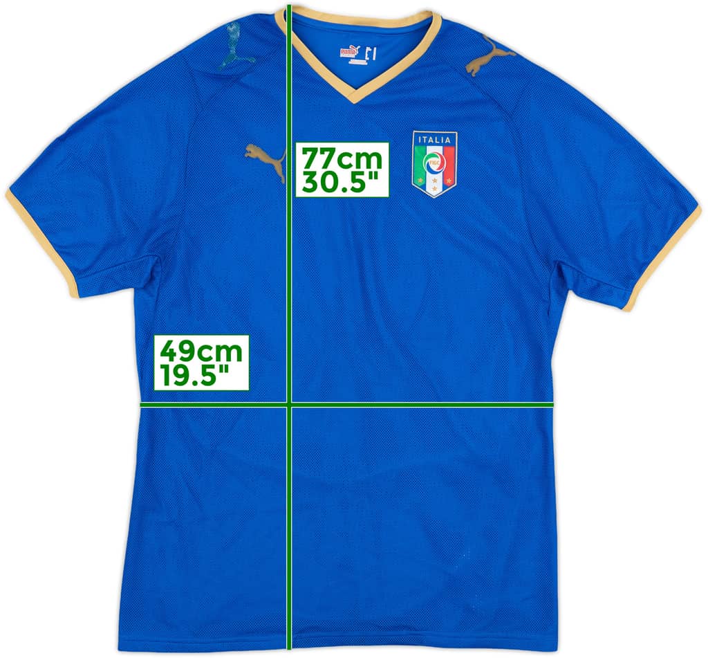 2007-08 Italy Home Shirt - 4/10 - (M)