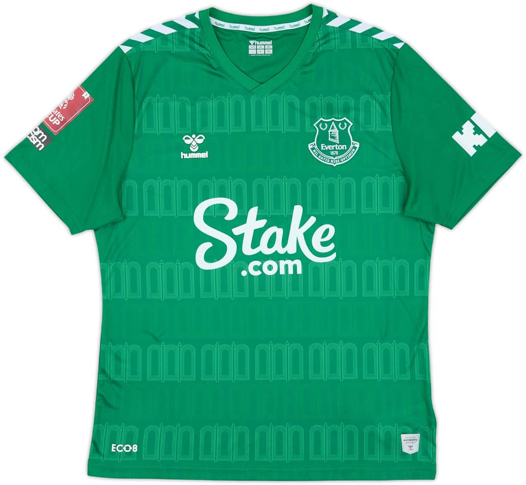 2023-24 Everton GK S/S Shirt - 10/10 - (L)
