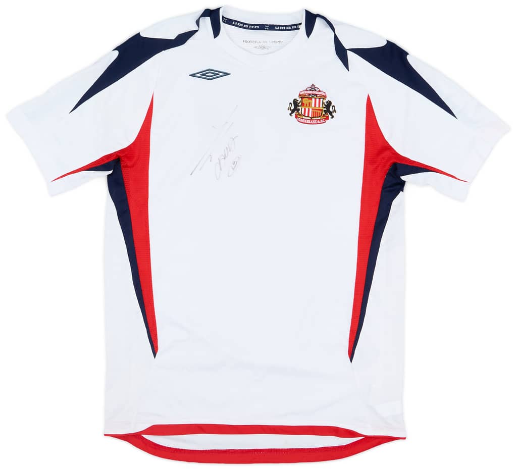 2007-08 Sunderland Signed Umbro Training Shirt - 5/10 - (XL.Boys)