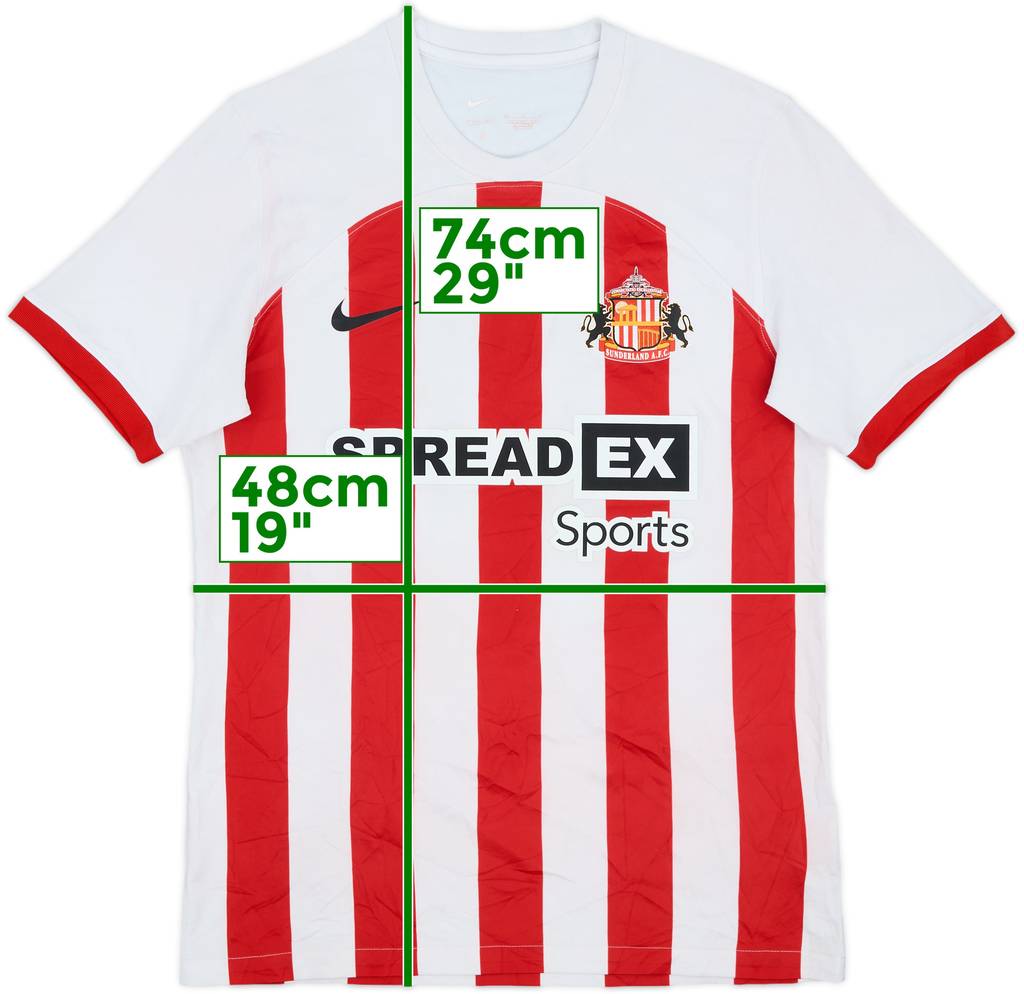 2023-24 Sunderland Home Shirt - 7/10 - (M)
