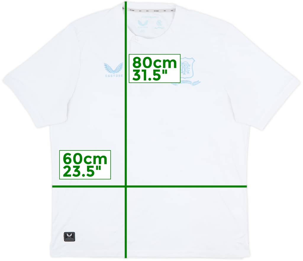 2021-22 Rangers '150 Years Anniversary' Fourth Shirt - 7/10 - (4XL)