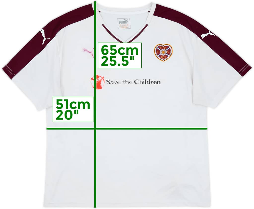 2015-16 Hearts Away Shirt - 4/10 (Womens L)