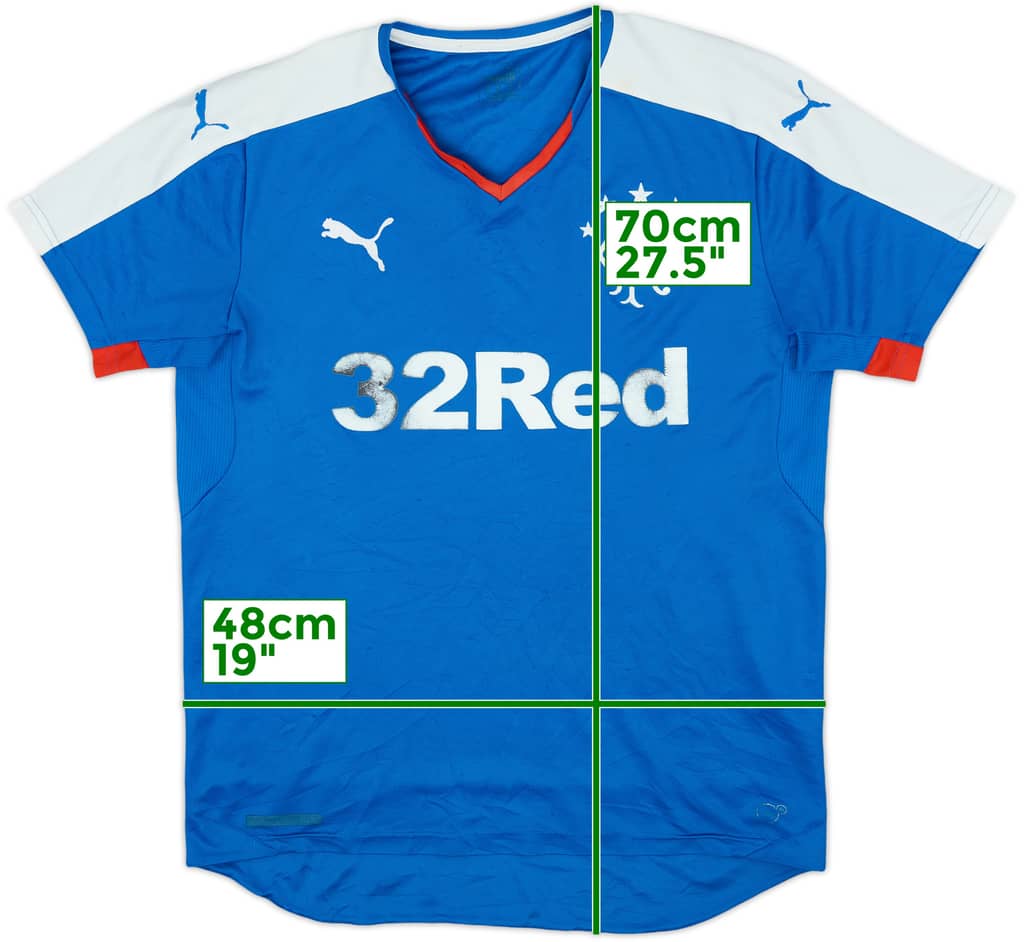 2015-16 Rangers Home Shirt - 4/10 - (M)