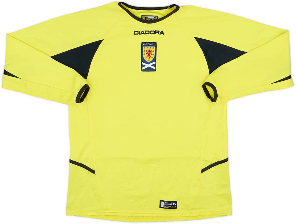 2003-04 Scotland GK Shirt - 6/10 - (XL.Boys)