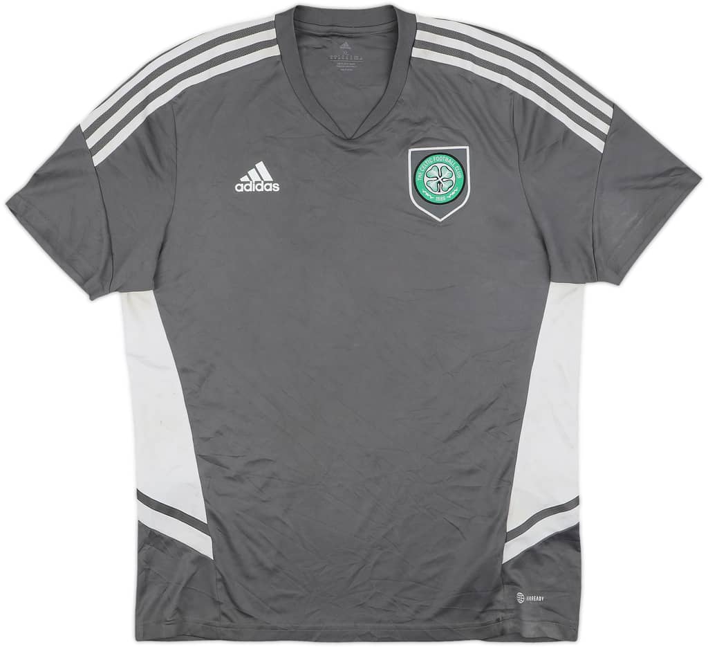 2022-23 Celtic adidas Training Shirt - 7/10 - (XL)