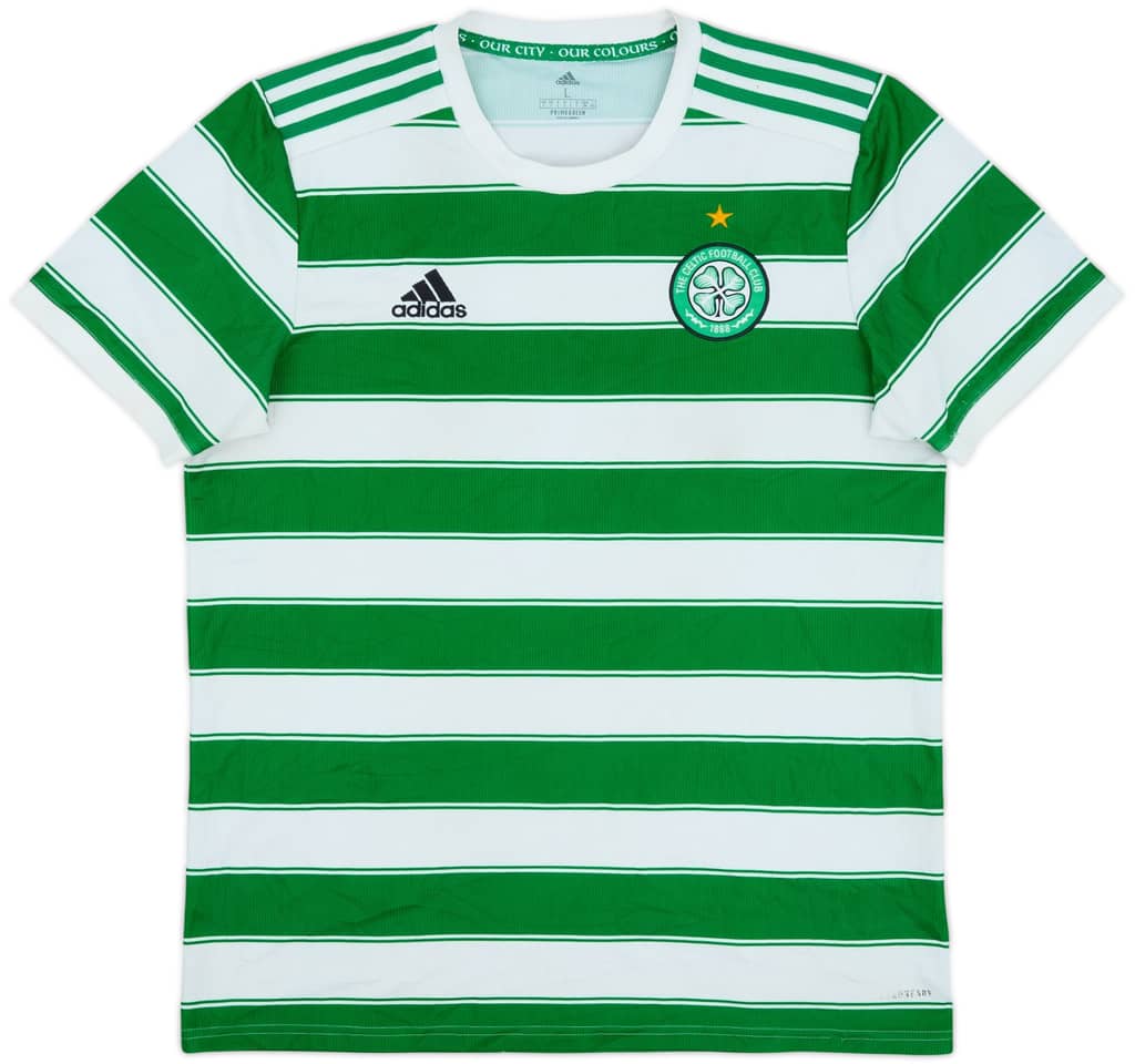 2021-22 Celtic Home Shirt - 6/10 - (L)