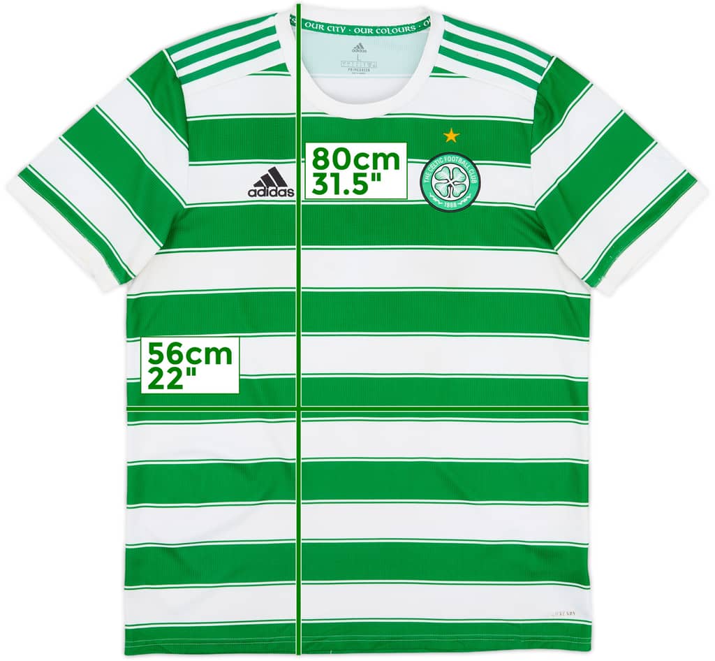2021-22 Celtic Home Shirt - 6/10 - (L)