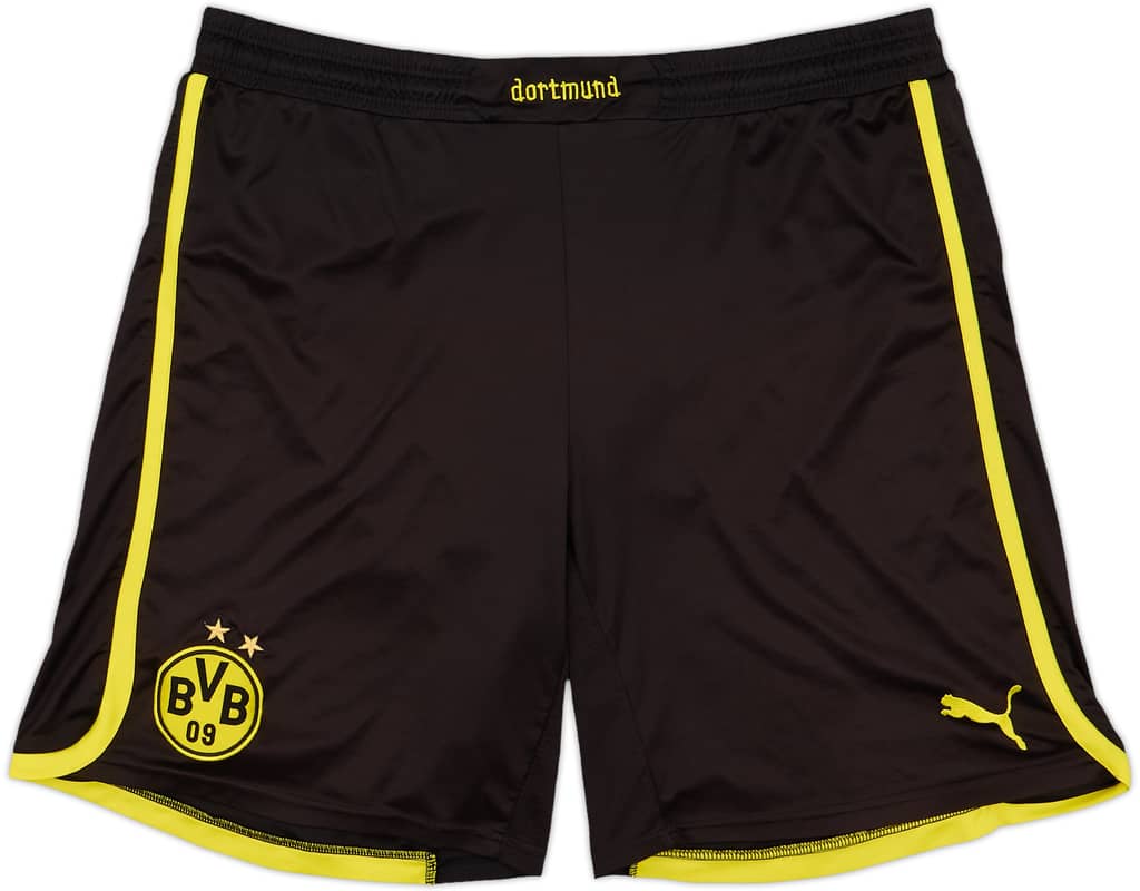 2012-13 Borussia Dortmund Home Shorts - 9/10 - (XL)