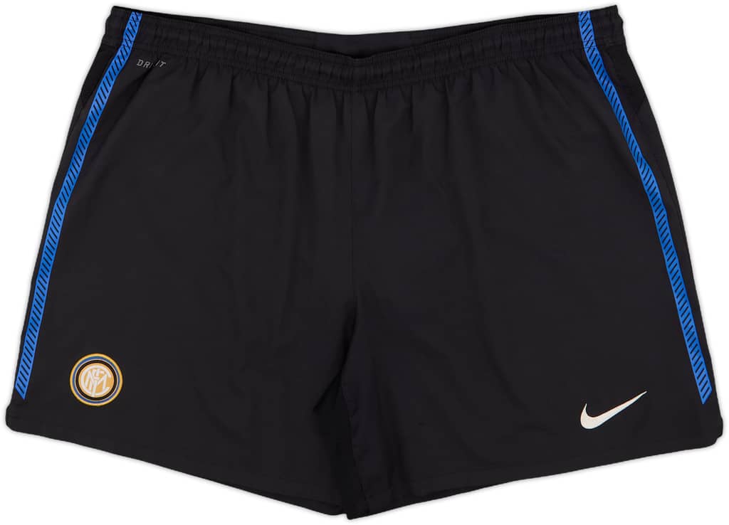2010-11 Inter Milan Home Shorts - 8/10 - (XL)