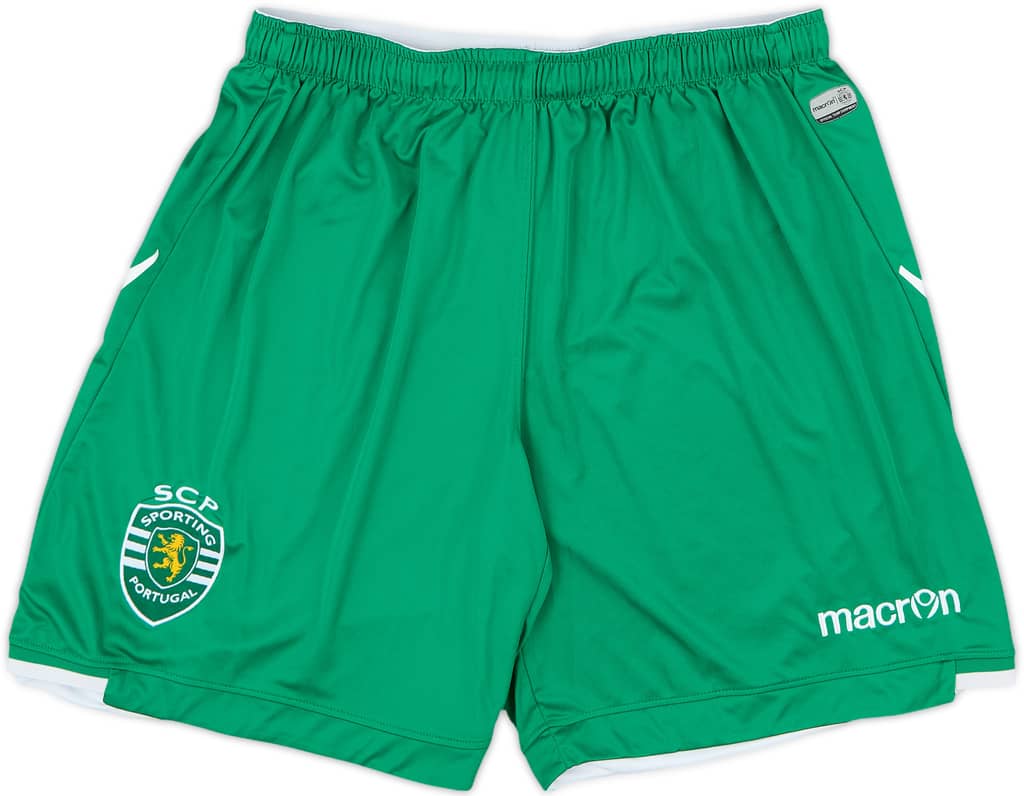 2014-15 Sporting CP Home Shorts - 10/10 - (XL)