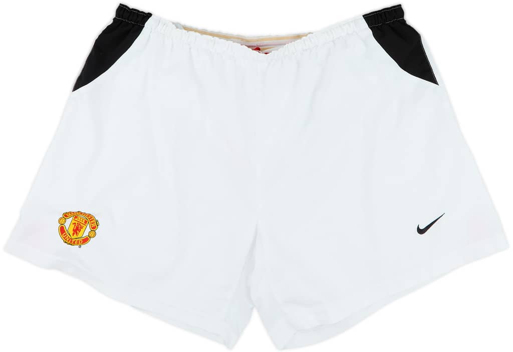 2002-04 Manchester United Home Shorts - 7/10 - (XL)