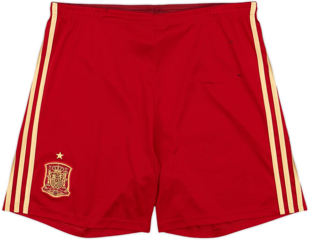 2013-15 Spain Home Shorts - 9/10 - (M)