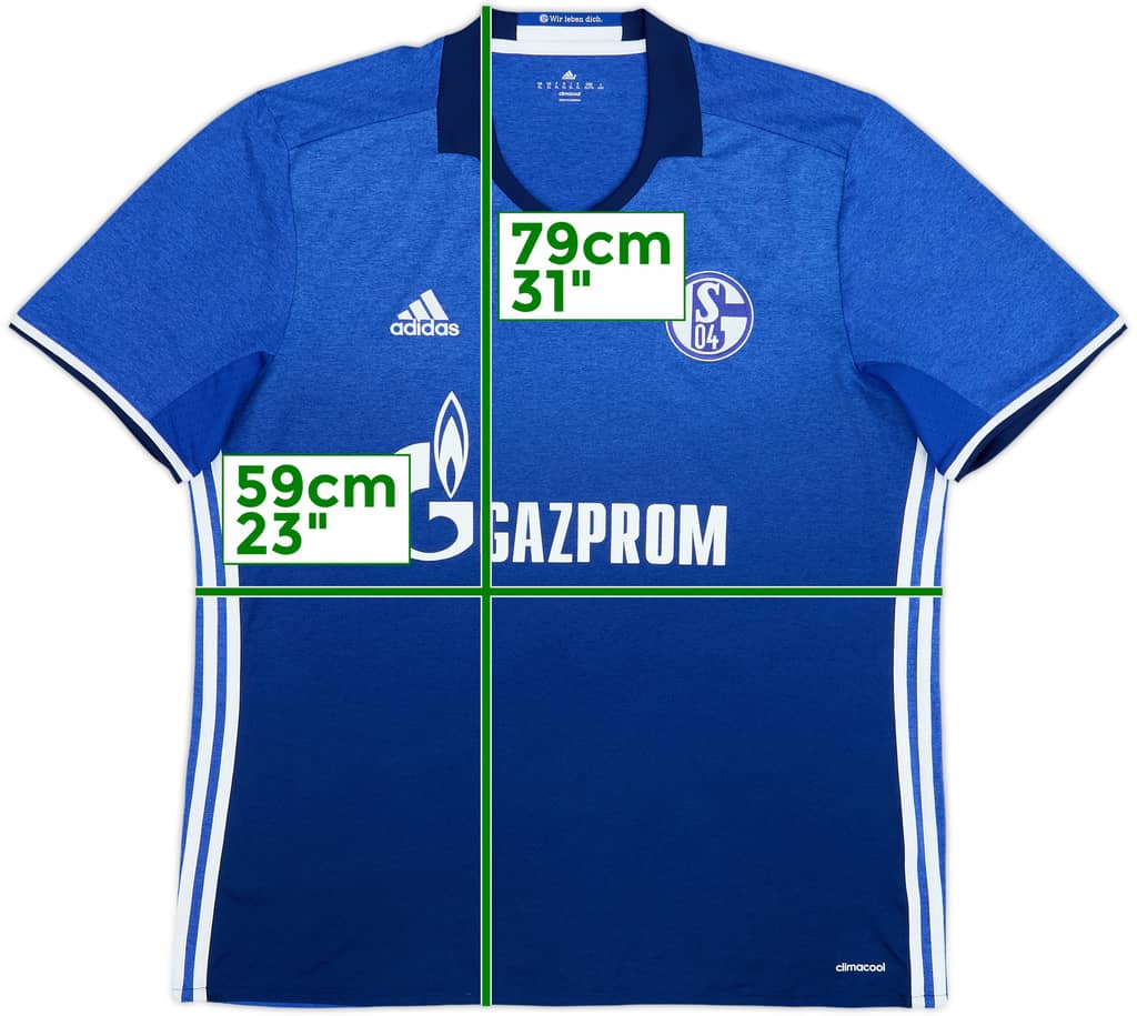 2016-18 Schalke Home Shirt - 6/10 - (XL)