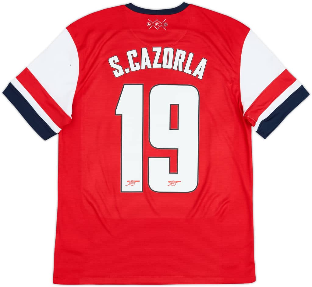 2012-14 Arsenal Home Shirt S.Cazorla #19
