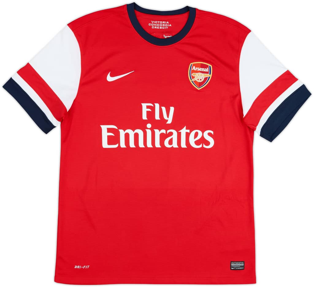 2012-14 Arsenal Home Shirt S.Cazorla #19