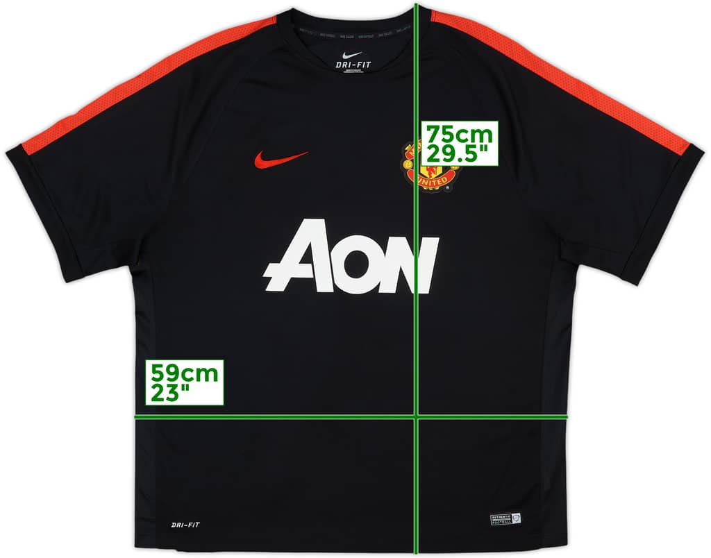 2014-15 Manchester United Nike Training Shirt - 8/10 - (XXL)