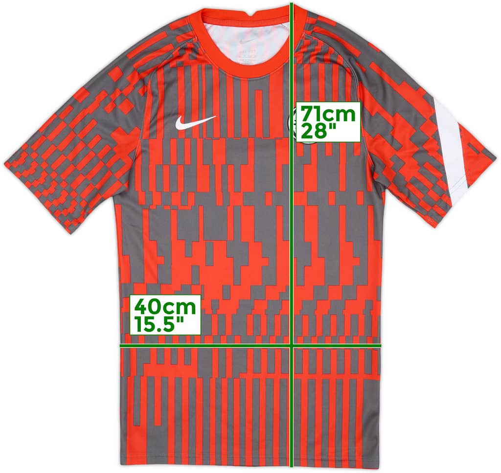 2021-22 Eintracht Frankfurt Nike Training Shirt - 10/10 - (XS)