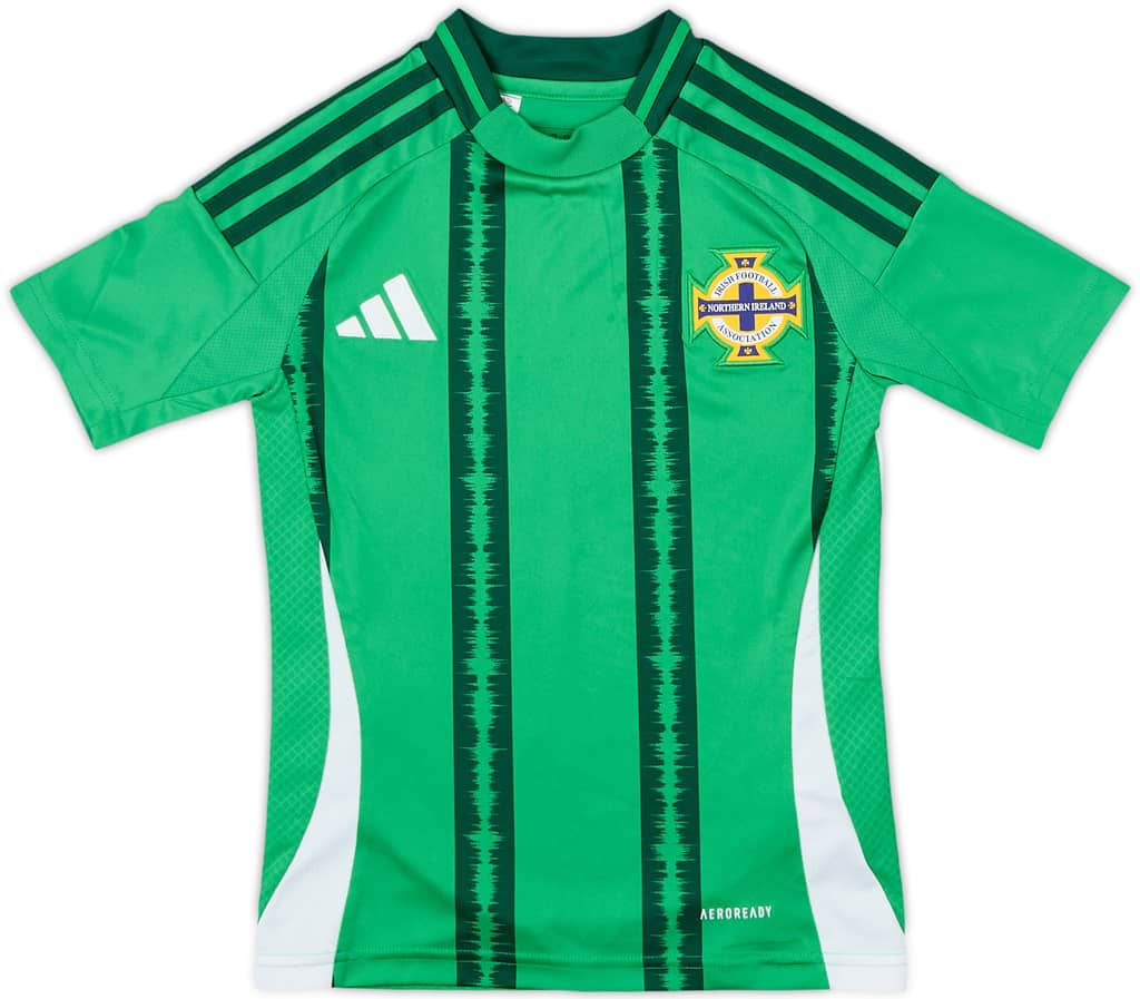 2024-25 Northern Ireland Home Shirt - 10/10 - (S.Boys)
