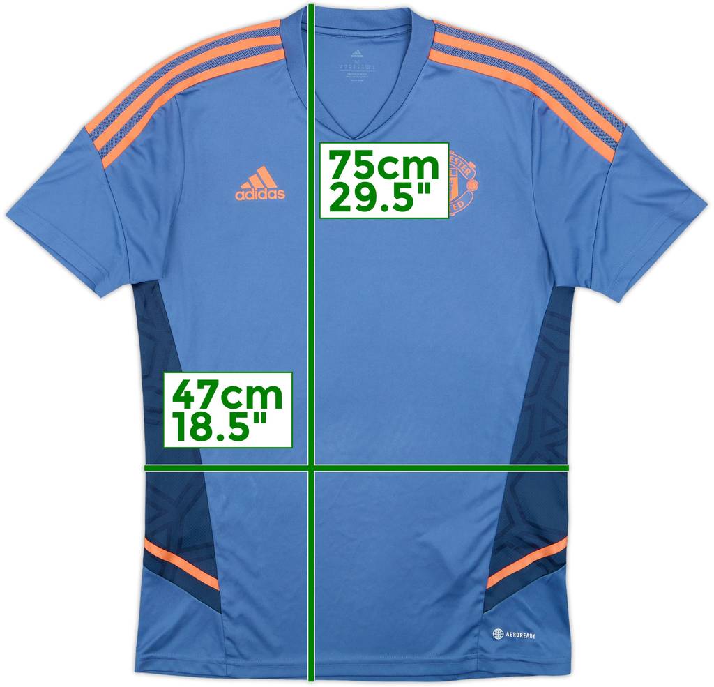 2022-23 Manchester United adidas Training Shirt - 9/10 - (M)