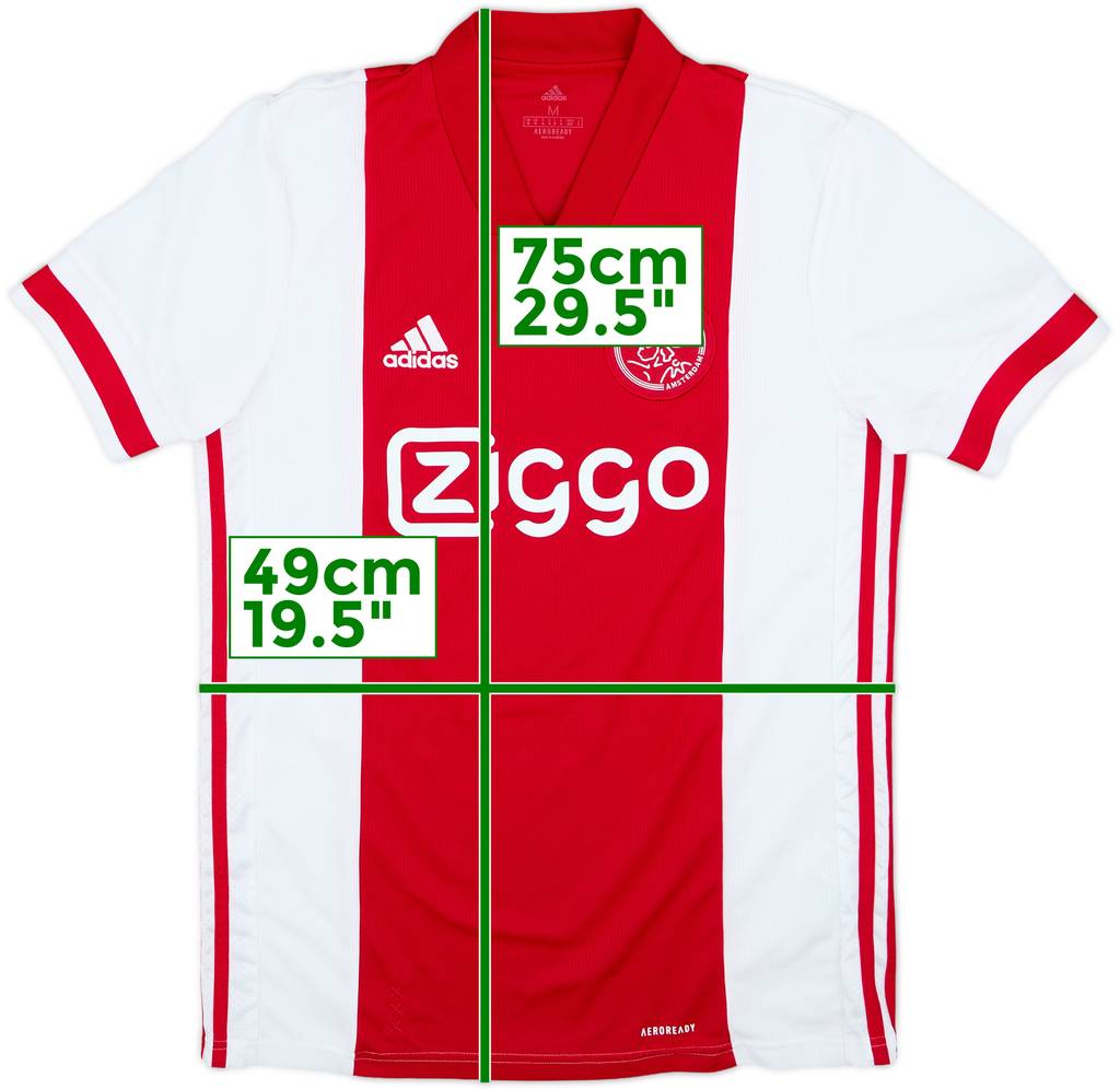 2020-21 Ajax Home Shirt - 8/10 - (M)