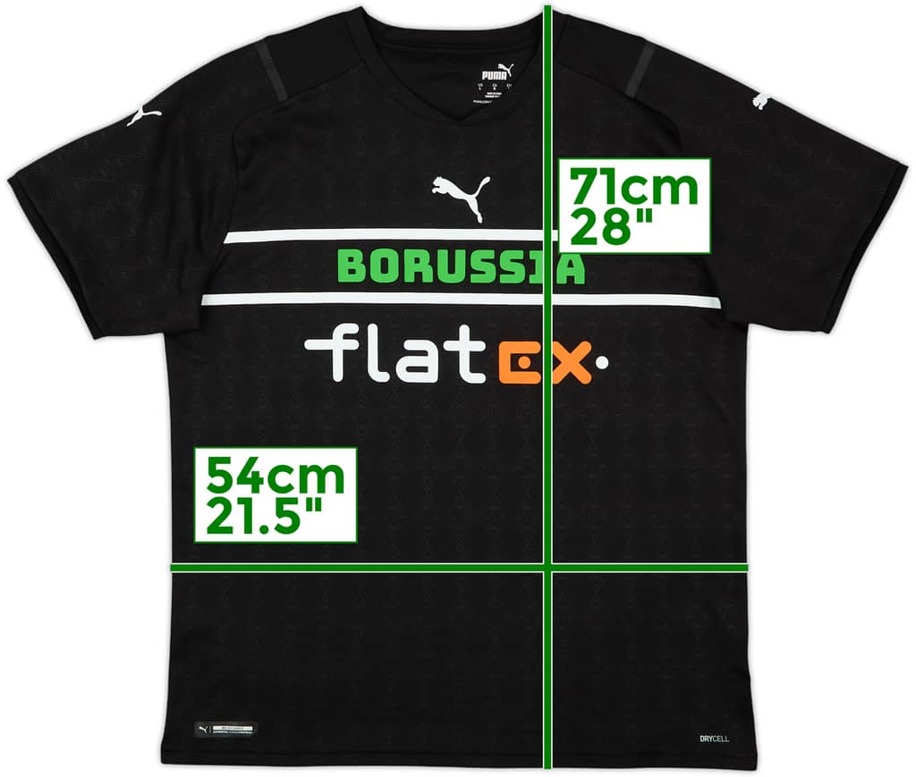 2021-22 Borussia Monchengladbach Third Shirt - 6/10 - (L)