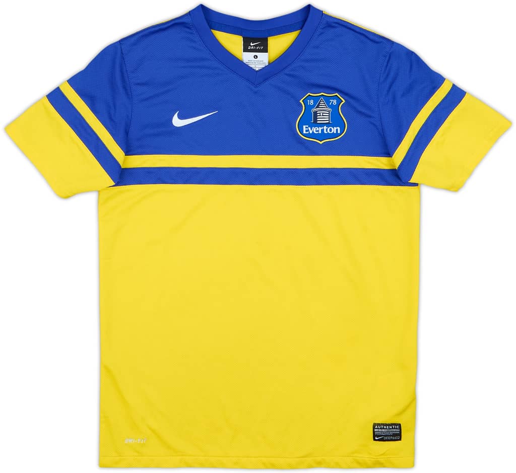 2013-14 Everton Away Shirt - 8/10 - (12-13 Years)