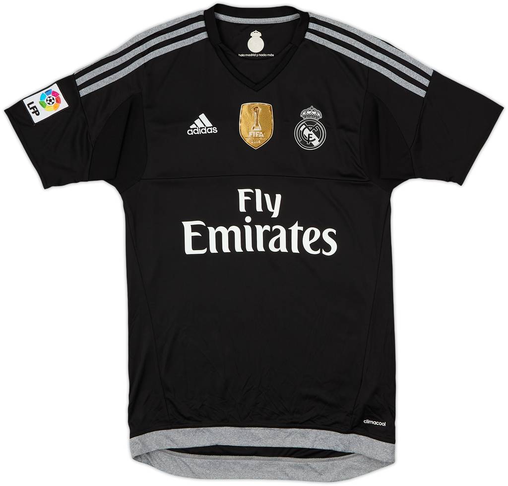 2015-16 Real Madrid GK S/S Shirt - 6/10 - (S)
