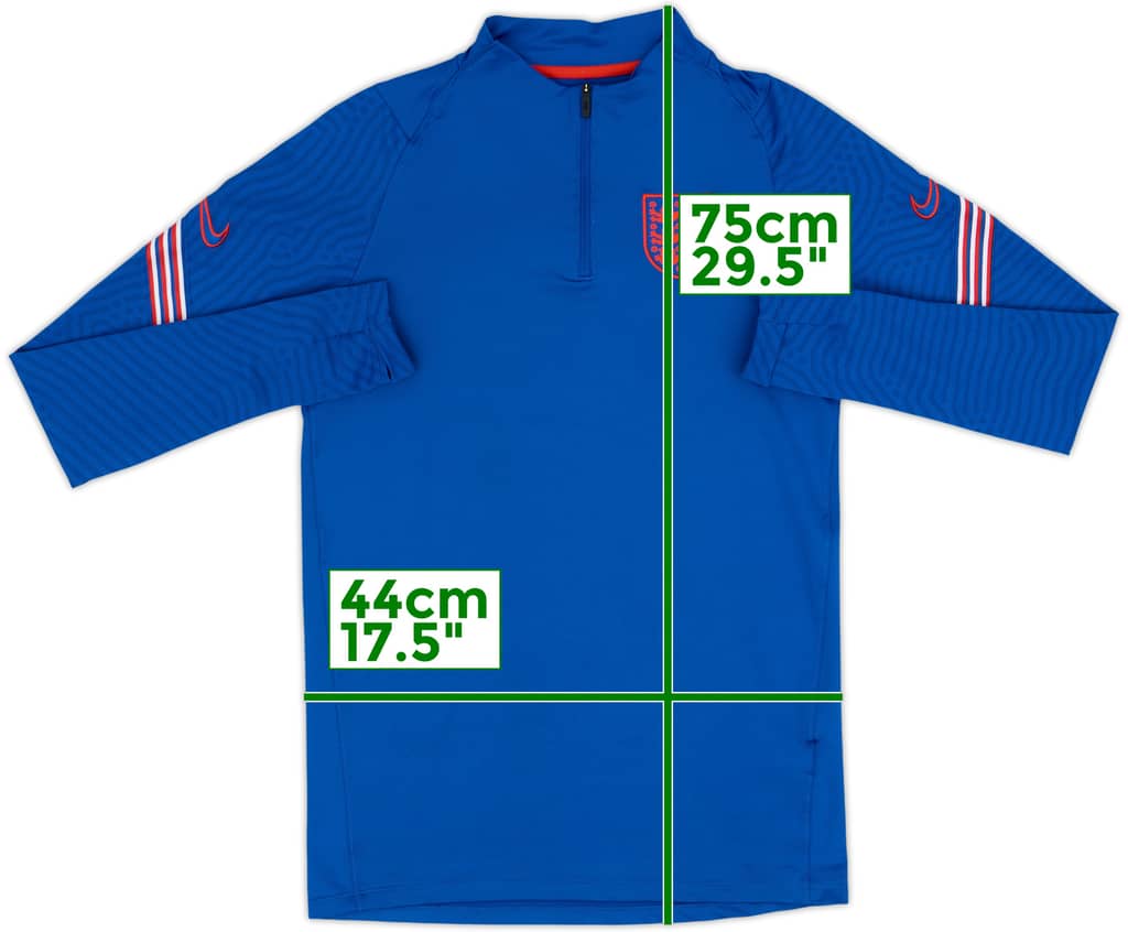 2020-21 England Nike 1/4 Zip Drill Top - 9/10 - (S)