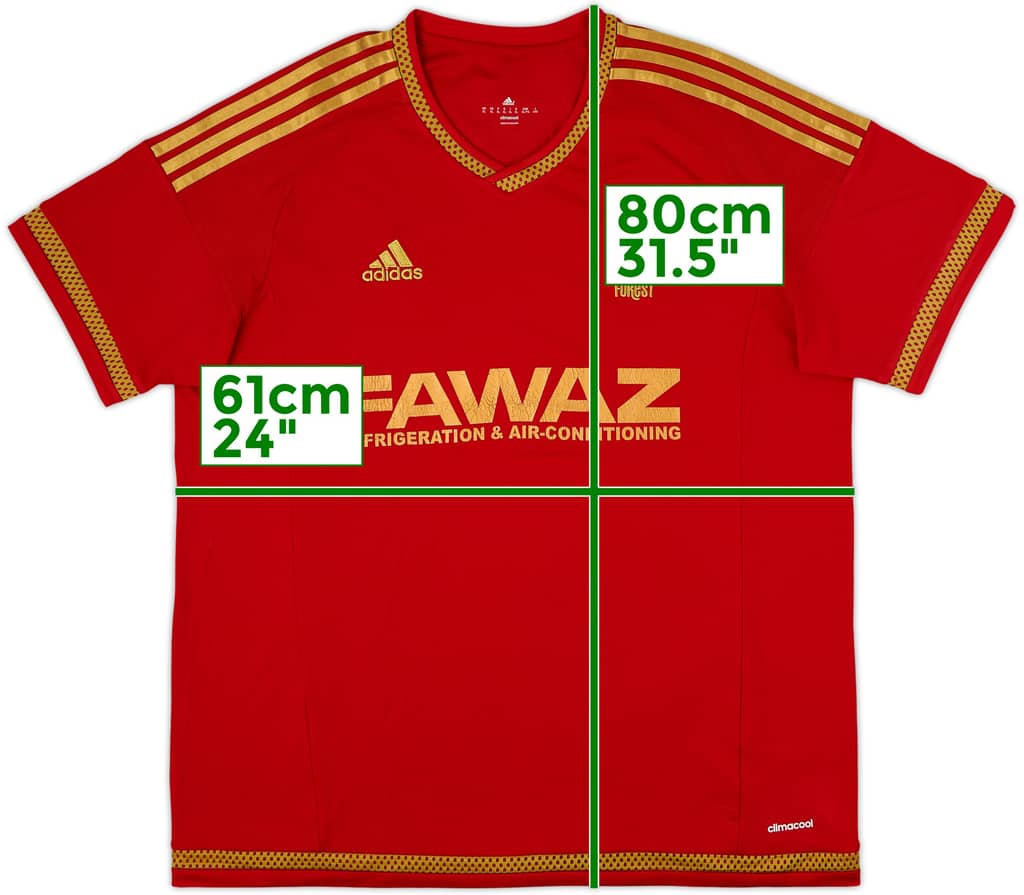 2015-16 Nottingham Forest Home Shirt - 5/10 - (XL)