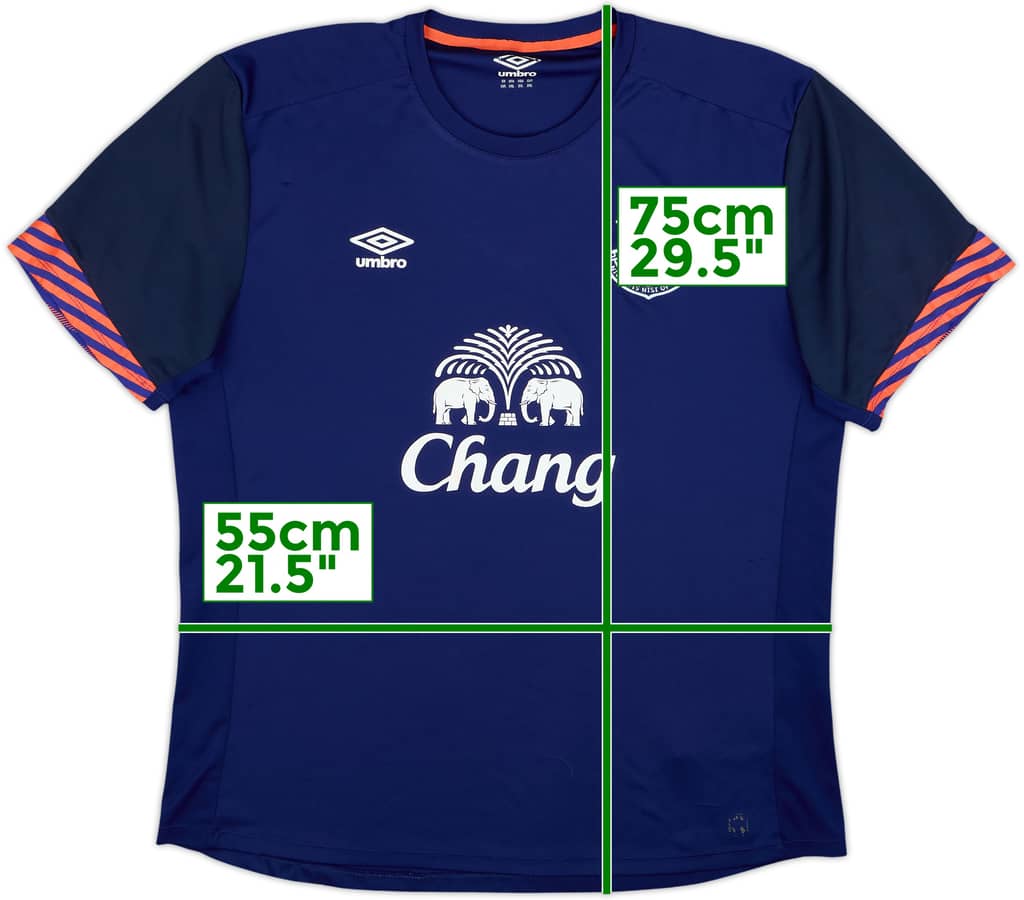 2017-18 Everton Umbro Training Shirt - 8/10 - (XXL)