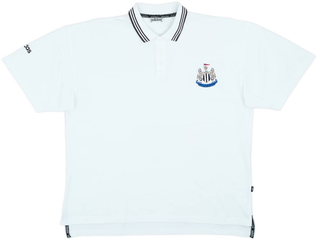1995-97 Newcastle adidas Polo Shirt - 9/10 - (L/XL)
