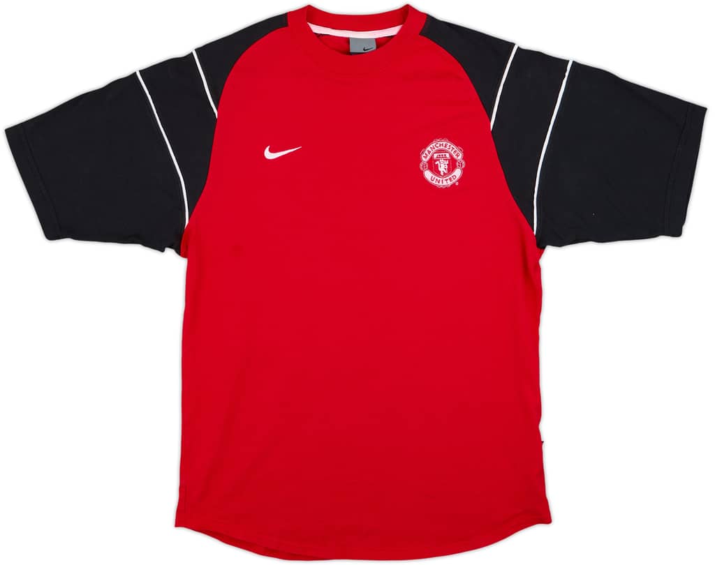 2002-03 Manchester United Nike Cotton Tee - 6/10 - (S)