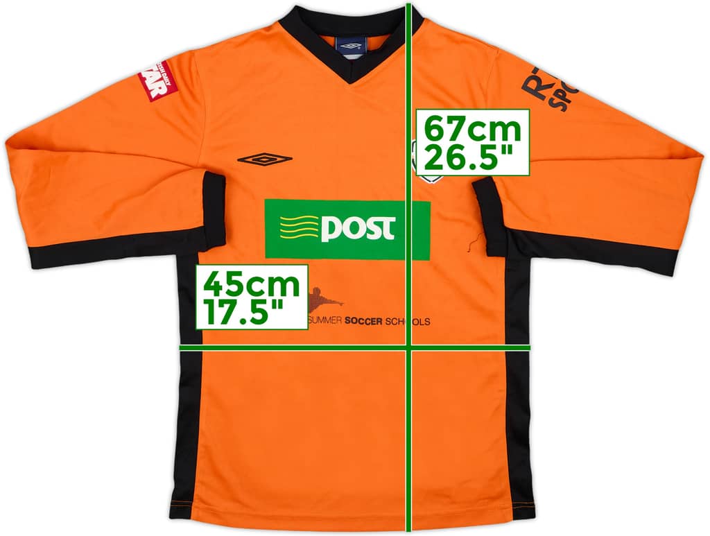 2007-08 Ireland Umbro 'Summer Soccer School' GK Training Shirt - 8/10 - (XL.Boys)