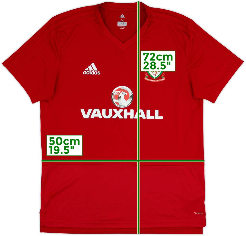 2018-19 Wales adidas Training Shirt - 10/10 - (M)