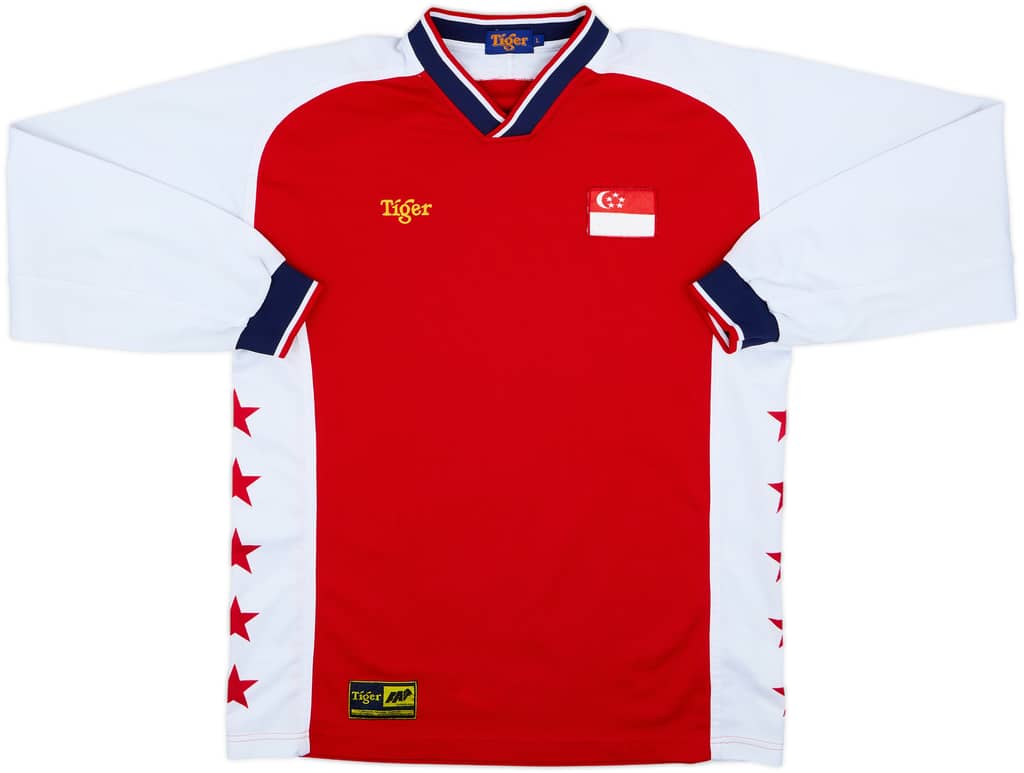 2001 Singapore Home L/S Shirt - 7/10 - (L)