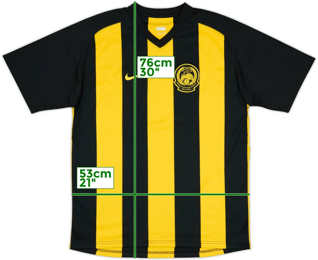 Camiseta básica de local de Malaysia 2008-10 - 9/10 - (L)