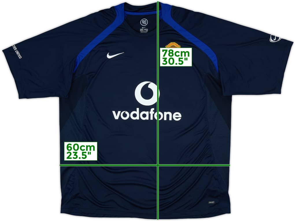 2005-06 Manchester United Nike Training Shirt - 10/10 - (XXL)