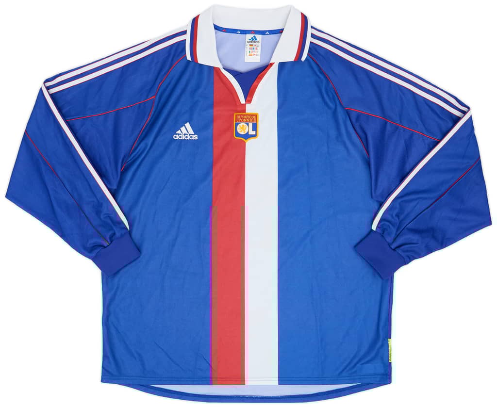 2000-01 Lyon Player Issue Third L/S Shirt - 6/10 - (XL)