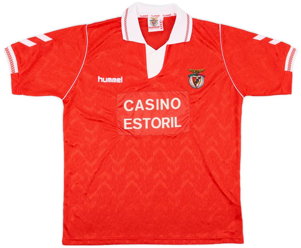 1992-93 Benfica Match Issue Home Shirt #11 (Isaías)