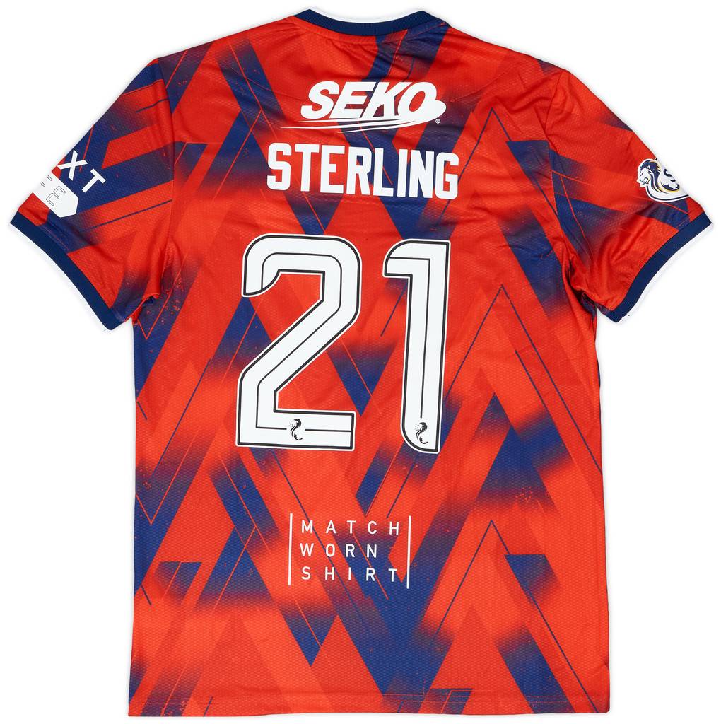 2023-24 Rangers Match Issue Fourth Shirt Sterling #21