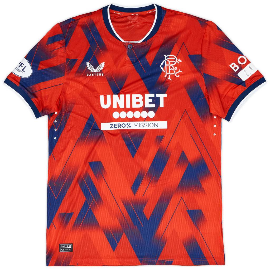 2023-24 Rangers Match Issue Fourth Shirt Sterling #21