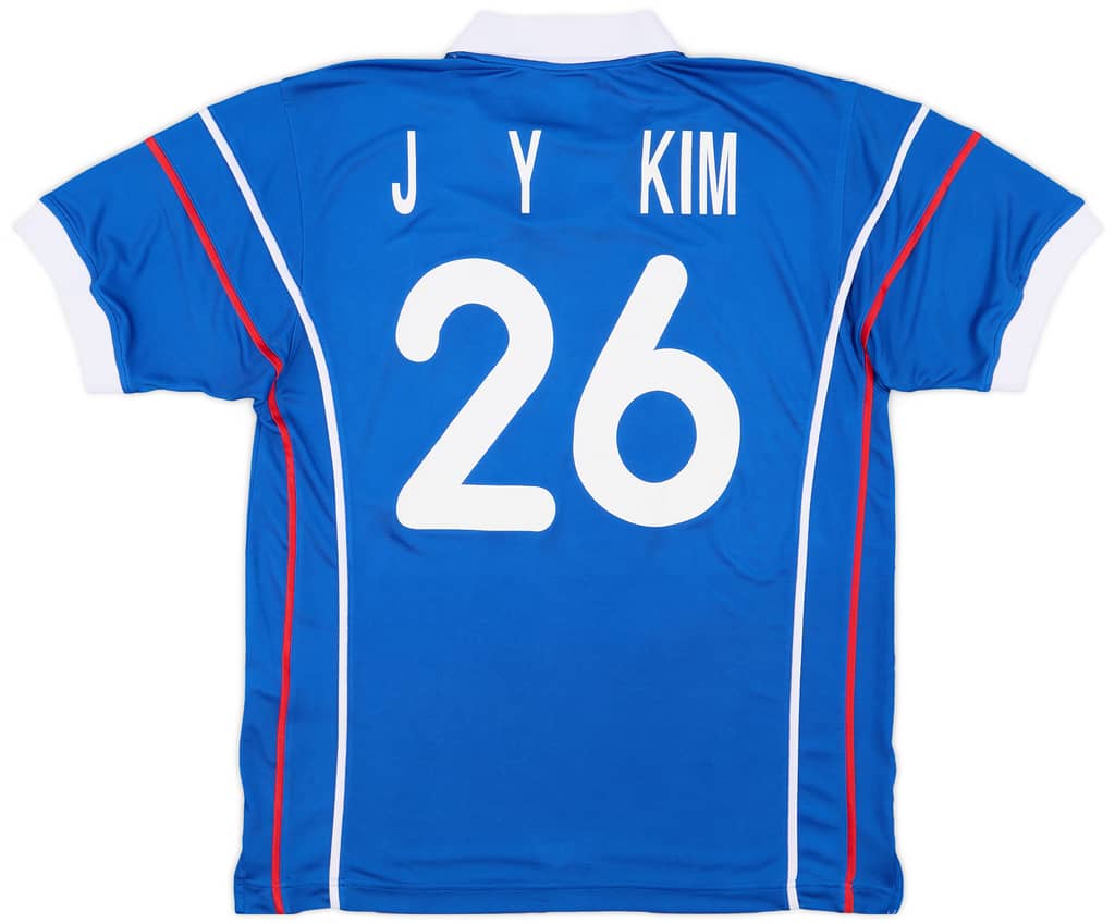 2000-01 South Korea Match Issue Away Shirt J Y Kim #26