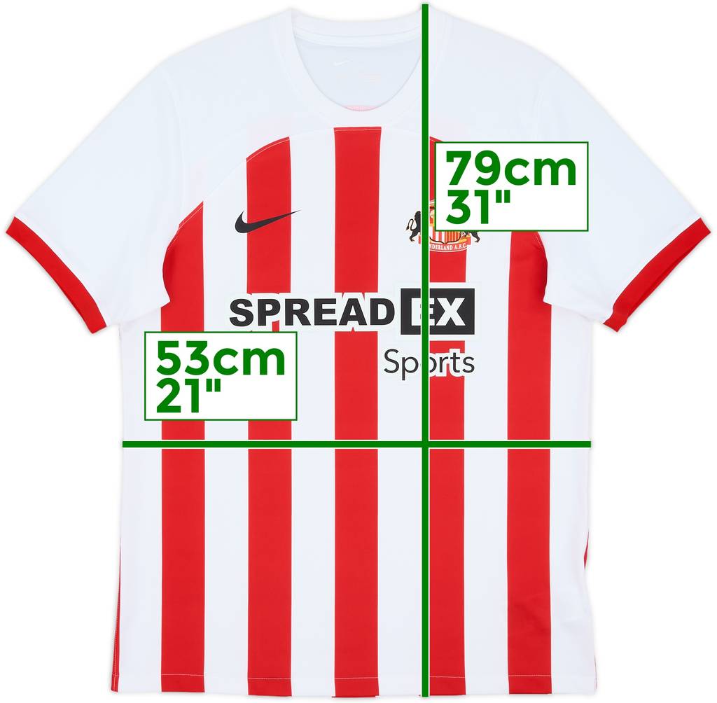 2023-24 Sunderland Home Shirt - 9/10 - (L)