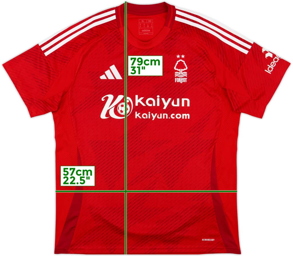 2024-25 Nottingham Forest Home Shirt - 10/10 - (XL)