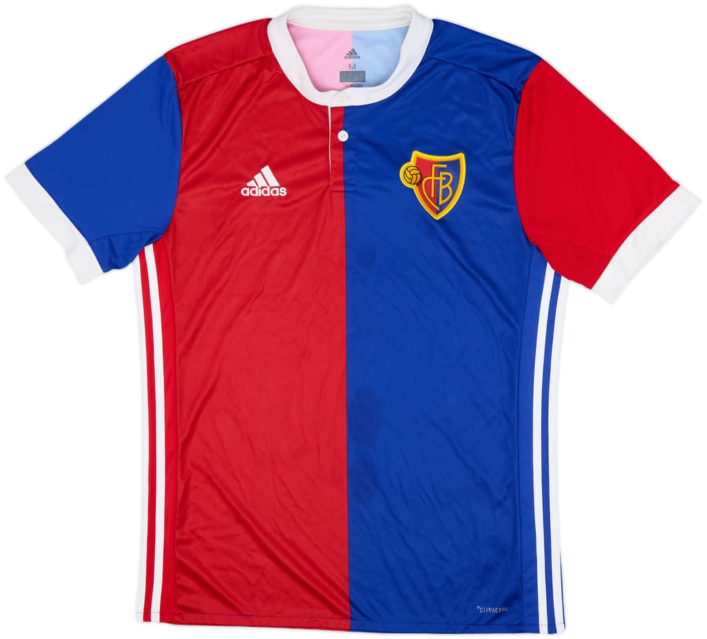 2017-18 FC Basel Home Shirt - 8/10 - (M)