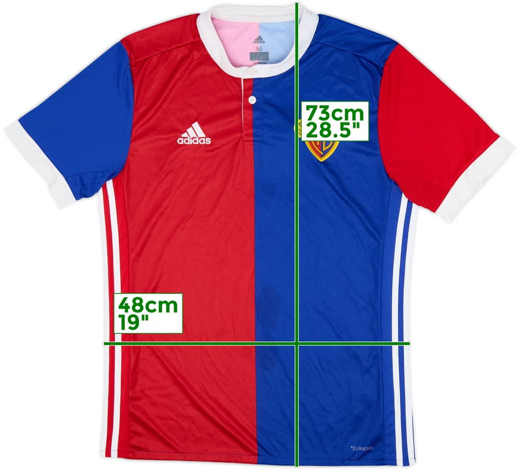 2017-18 FC Basel Home Shirt - 8/10 - (M)
